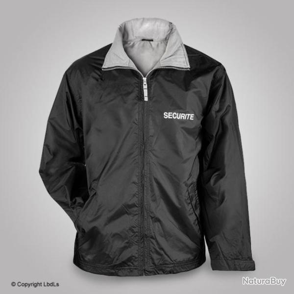 Coupe vent SECURITE NOIR