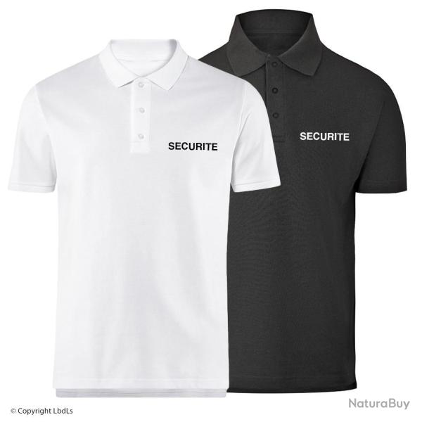 Polo SECURITE NOIR
