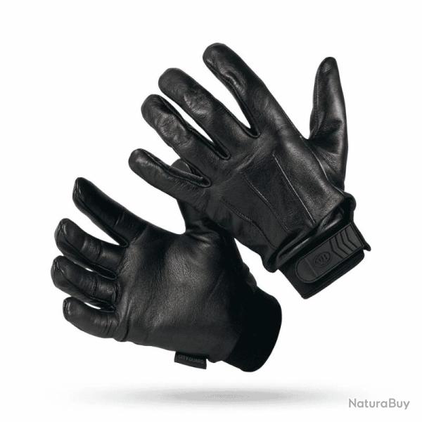 Gants CITY GUARD cuir noir NOIR