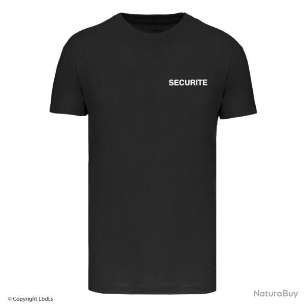 T shirt SECURITE NOIR