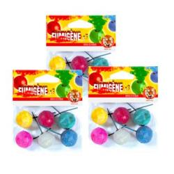 3X Paquets de 6 fumig&egrave;nes "Couleur assorties" - Le Tigre