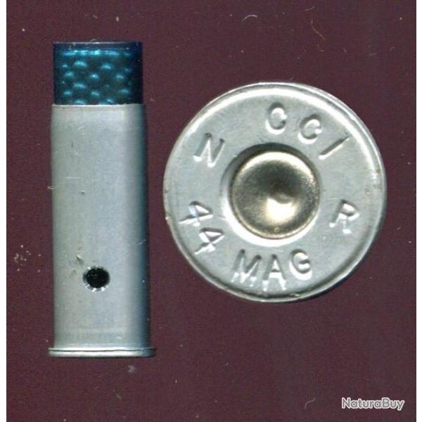 .44 Remington Magnum � grenaille - CCI N R  - �tui aluminium - conteneur grenaille bleu transparent