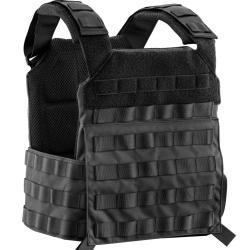 Porte plaque BSST C-1 MOLLE standard noir