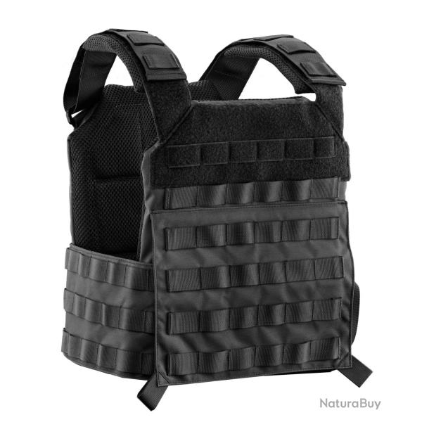 Porte plaque BSST C-1 MOLLE standard noir