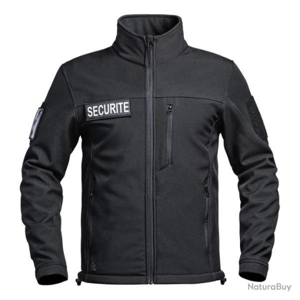 Veste softshell  s�curit� noir