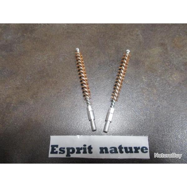 pour tous calibres 6,5 mm ( creedmor, 6,5X68, 6,5X57 etc....) 2 brosses fils