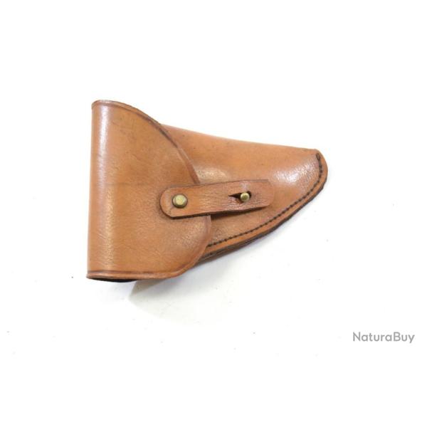 Reproduction �tui cuir pour petit pistolet revolver Velodog bulldog 6mm broche alarme. (G) droitier