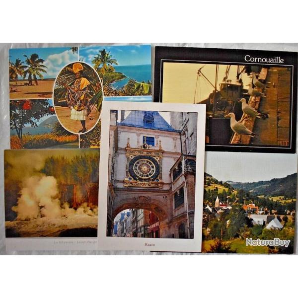 lot de + 560 Cartes Postales de 1900 � nos jours tous types