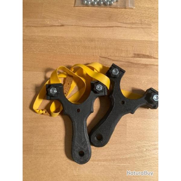 Fronde chasse �lastique latex plat TTF OTT