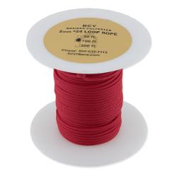 BCY - Bobine de Corde &agrave; D-LOOP 100ft RED