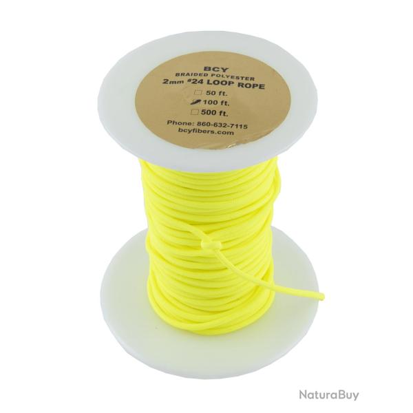 BCY - Bobine de Corde � D-LOOP 100ft FLUO YELLOW