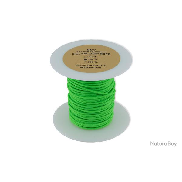 BCY - Bobine de Corde � D-LOOP 100ft FLUO GREEN