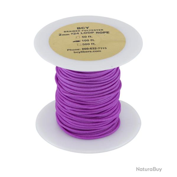 BCY - Bobine de Corde � D-LOOP 100ft FLUO PURPLE