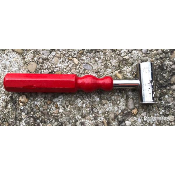 ancien doseur,dosette laiton chrom�e , grand r�servoir, pour plombs - Manufacture de Saint Etienne