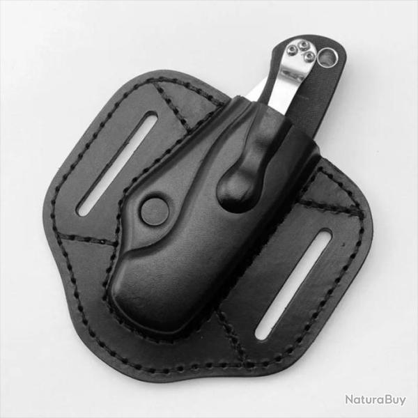 tui en cuir pour spyderco paramilitaire 2 para 2