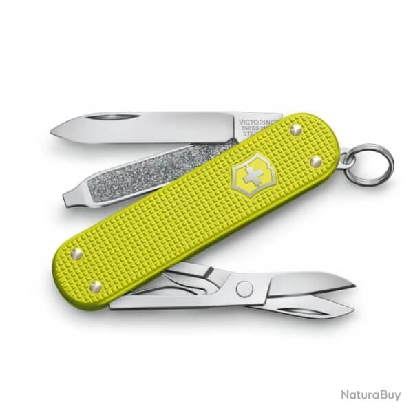 Couteau suisse Victorinox Classic Alox �lectric Yellow-Edition limit�e 2023