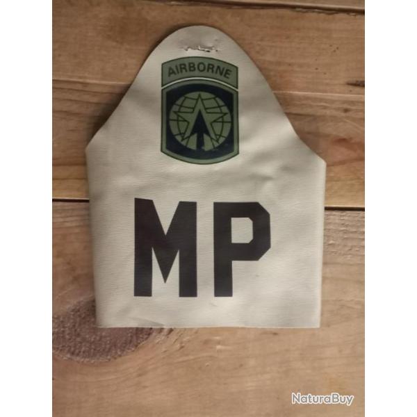 Brassard en toile vinyl beige    MP  AIRBORNE
