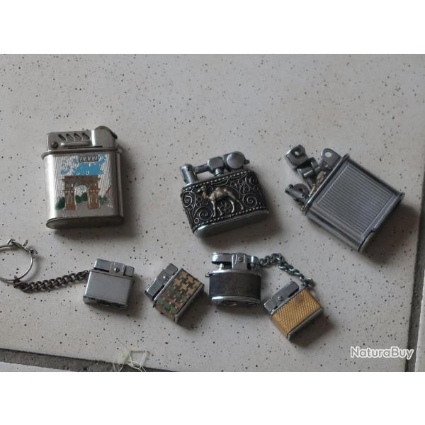 Lot briquets divers � essence et gaz REF @