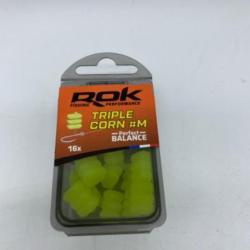 Maïs artificiel Rok Fishing triple corn #M 16 jaune