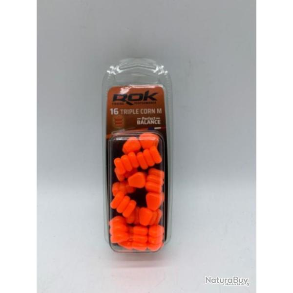 Ma�s artificiel Rok Fishing triple corn #M 16 orange