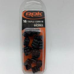Maïs artificiel Rok Fishing triple corn #M 16 noir