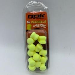Dumbells pop up Rok Fishing 14 jaune