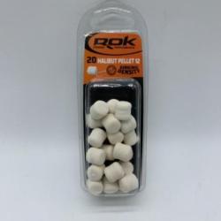 20 Pellets artificiel Rok Fishing #12 blanc