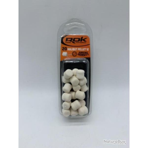 20 Pellets artificiel Rok Fishing #12 blanc