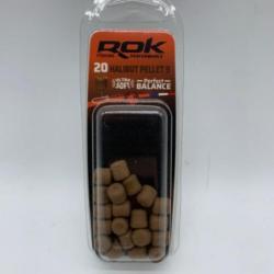 20 Pellets artificiel Rok Fishing ultra soft #9 marron