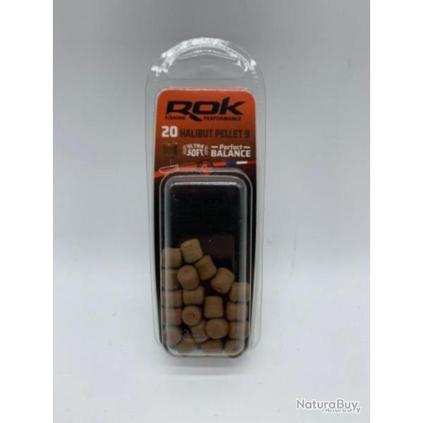 20 Pellets artificiel Rok Fishing ultra soft #9 marron