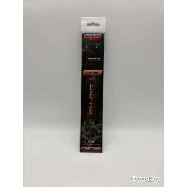 2 bas de ligne Rok Fishing SH-RIG 2 curve shank