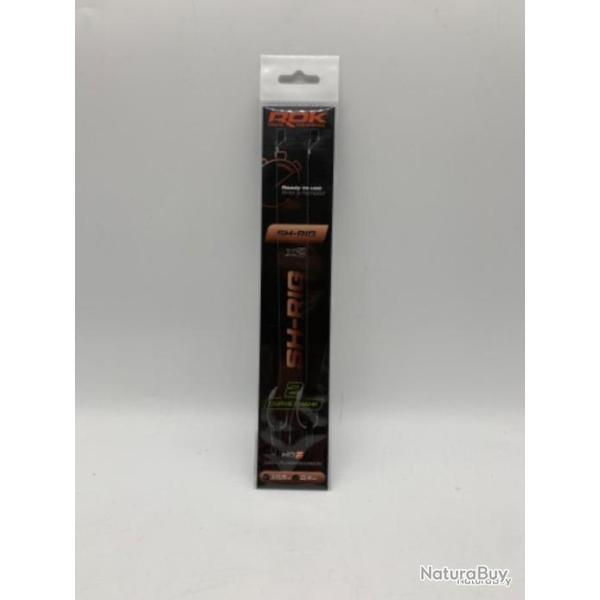 2 bas de ligne Rok Fishing SH-RIG 2 curve shank