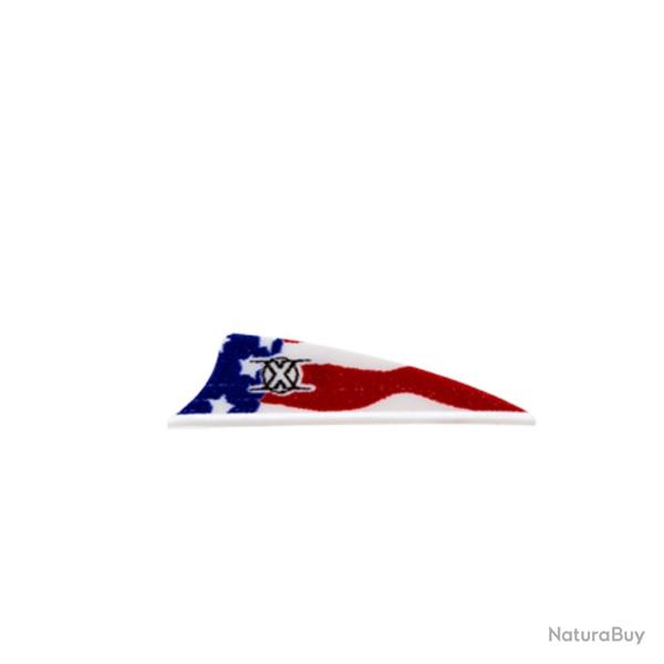 BOHNING - Plume X-Vanes 1.5" AF AMERICAN FLAG