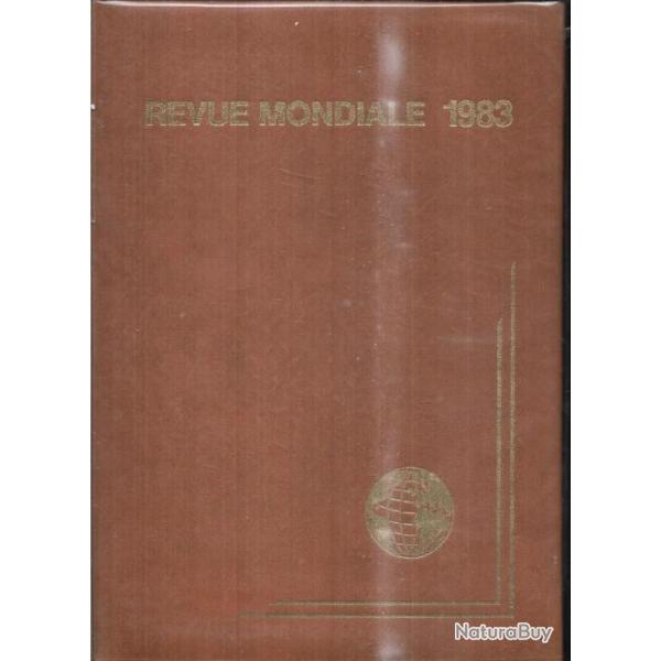 revue mondiale 1983 les �v�nements de l'ann�e direction bernard volker