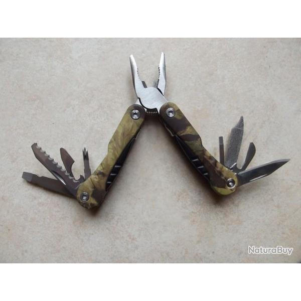 BRADE - Pince multifonction camo 10 outils