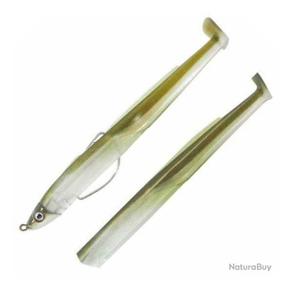 Combo Shore Black Eel 11cm 8g - Taille 2 - Be 110 Kaki+ Rech. Kaki (tp Kaki)