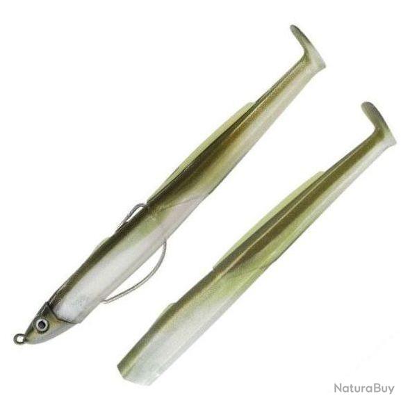 Combo Shallow Black Eel 15cm 10g - Taille 3 - Be 150 Kaki + Rech. Kaki (tp Kaki)