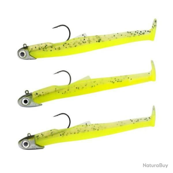 Mud Diger 90 Maxi Combo - 9cm 5g/10g/15g - Md 90 Chartreuse (tp Noir/jaune)