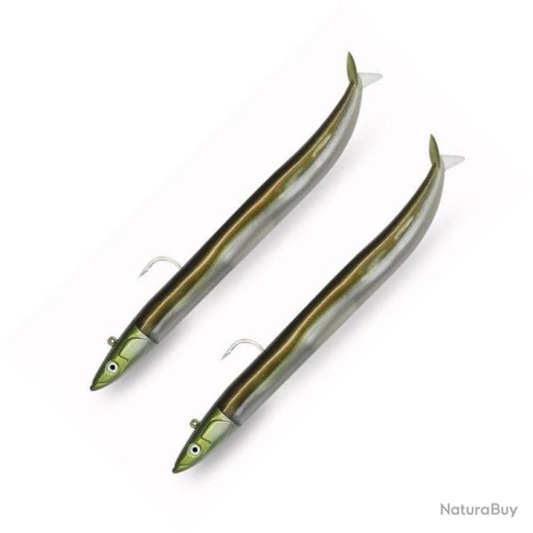 Double Combo Crazy Sand Eel 150 Off Shore - 15cm - 20g Kaki