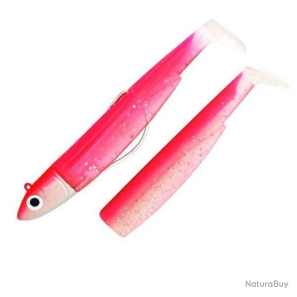 Combo Off Shore Black Minnow 20cm 120g - Taille 6 - Bm 200 Rose Fluo + Rech. Rose Fluo