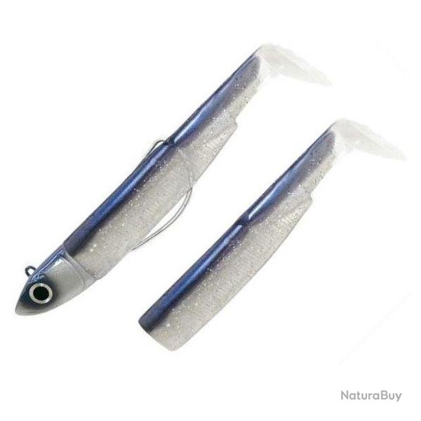 Combo Black Minnow 120 Off Shore - 12cm - 25g - Taille 3 Electric Blue + Rech. Electric Blue