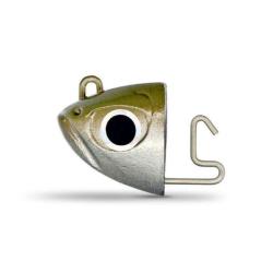 T&ecirc;te Plomb&eacute;e Black Minnow 90 Shore - 5g - Taille 2 - Bm 90 - Par 2 Kaki