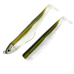Combo Black Minnow 120 Shallow - 12cm - 6g - Taille 3 Kaki + Rech. Kaki