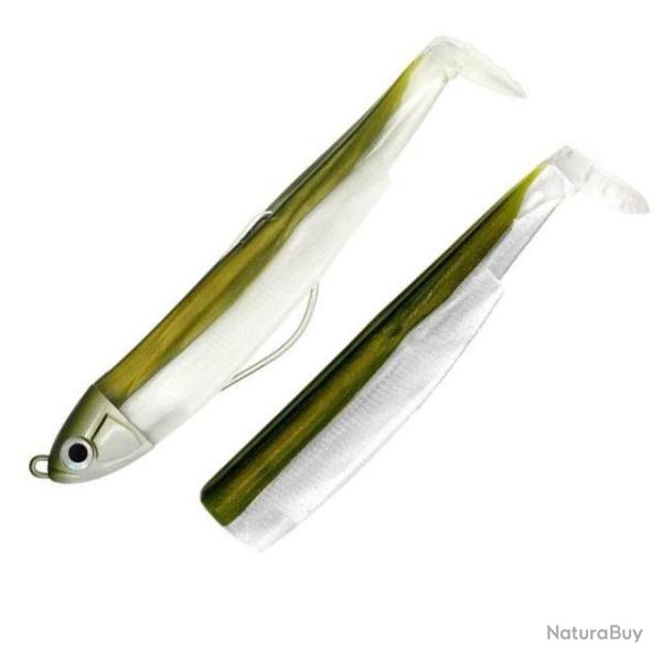 Combo Black Minnow 120 Shallow - 12cm - 6g - Taille 3 Kaki + Rech. Kaki