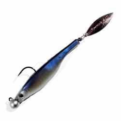 Leurre Souple Hyperlastic Dartspin Jig Head 12cm 12g - Alewife - Silver