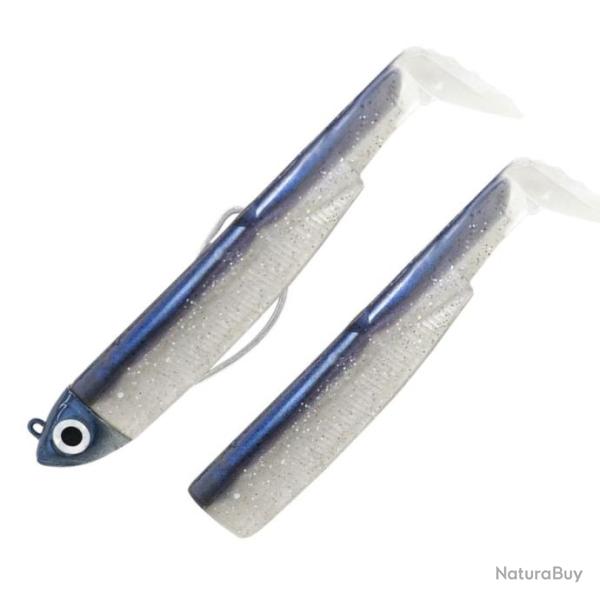 Combo Black Minnow 90 Shore - 9cm - 5g - Taille 2 - Bm 90 Electric Blue