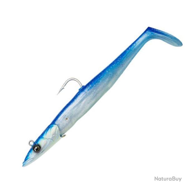 Leurre Souple Sandeel V2 Savage Gear 14cm 33g - Blue Pearl Silver