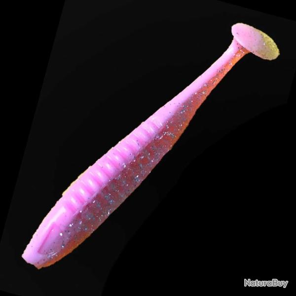 Leurre Souple Mr Craft Crazy Shad 7cm - Par 8 - Pink