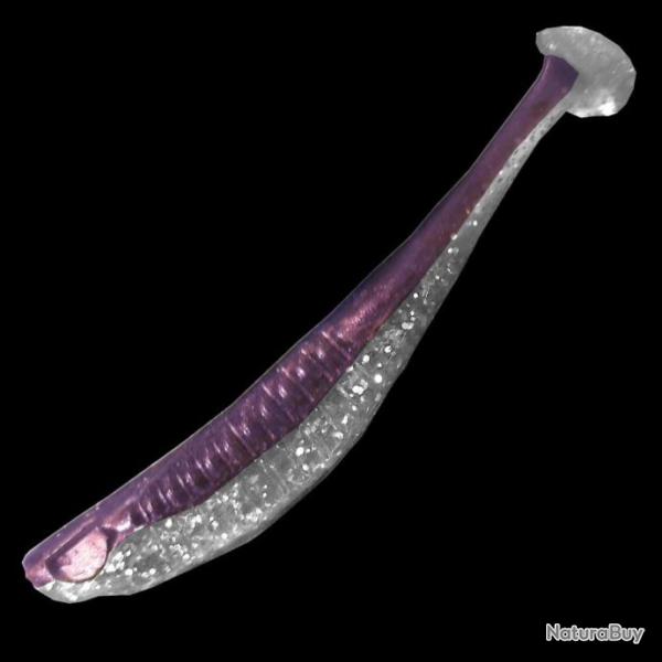 Leurre Souple Mr Craft Crazy Shad 10cm - Par 7 - Purple Gold