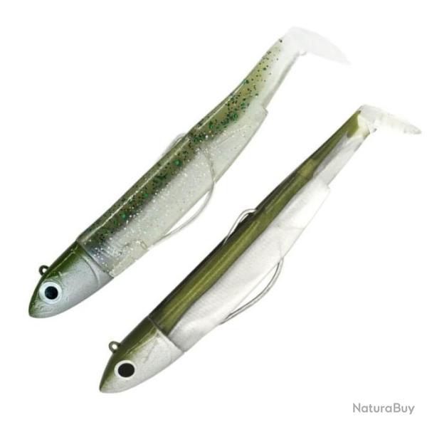 Double Combo Black Minnow 90 Off Shore - 9cm - 10g - Khaki - Ghost Minnow
